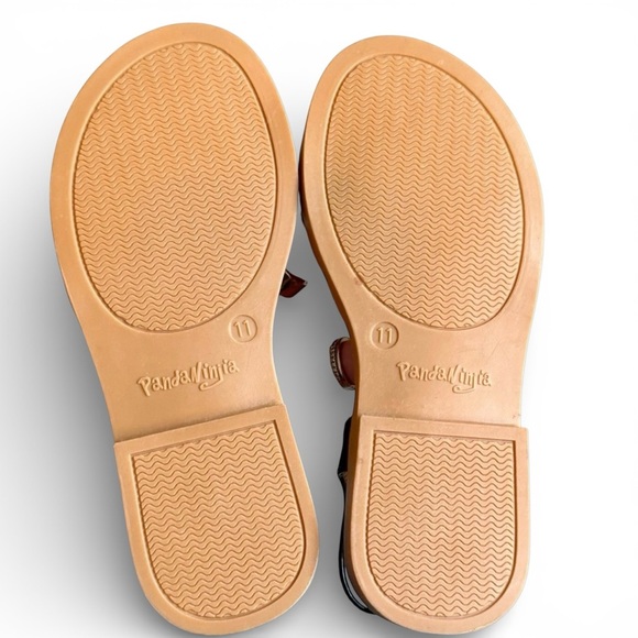 NWOT PandaNinja Toddler Girl Black Sparkly Sandals Size 11 - Picture 8 of 8